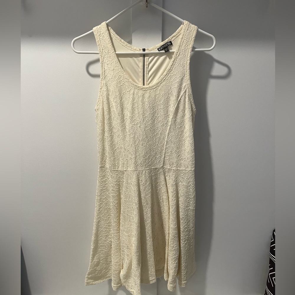 Express Off White Dress Size Small